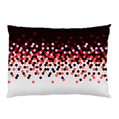 Flat Tech Camouflage Reverse Red Pillow Case (two Sides) by jumpercat