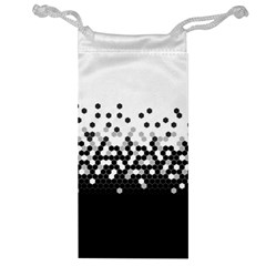 Flat Tech Camouflage White And Black Jewelry Bag by jumpercat