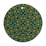 Arabesque Seamless Pattern Ornament (Round) Front