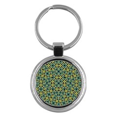 Arabesque Seamless Pattern Key Chains (round)  by dflcprints