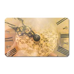 Old Wall Clock Vintage Style Photo Magnet (rectangular)