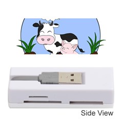 Friends Not Food - Cute Pig And Chicken Memory Card Reader (stick)  by Valentinaart