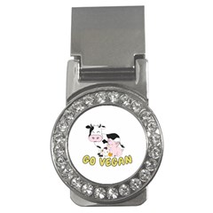 Friends Not Food - Cute Pig And Chicken Money Clips (cz)  by Valentinaart