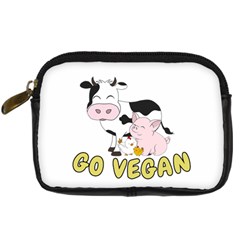 Friends Not Food - Cute Cow, Pig And Chicken Digital Camera Cases by Valentinaart