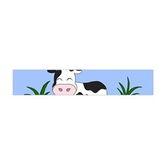 Friends Not Food - Cute Cow Flano Scarf (mini) by Valentinaart