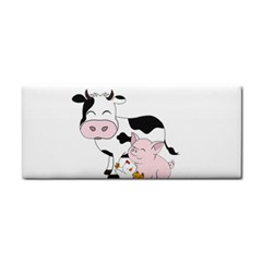 Friends Not Food - Cute Cow, Pig And Chicken Cosmetic Storage Cases by Valentinaart