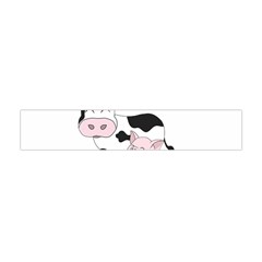 Friends Not Food - Cute Cow, Pig And Chicken Flano Scarf (mini) by Valentinaart