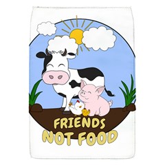 Friends Not Food - Cute Cow, Pig And Chicken Flap Covers (s)  by Valentinaart