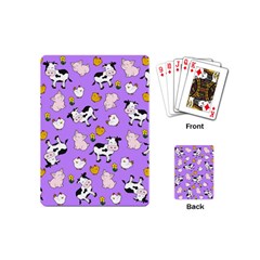The Farm Pattern Playing Cards (mini)  by Valentinaart