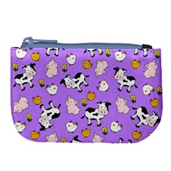 The Farm Pattern Large Coin Purse by Valentinaart