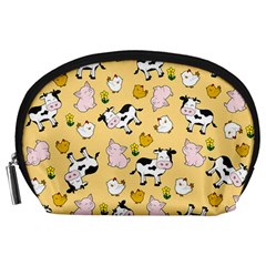 The Farm Pattern Accessory Pouches (large)  by Valentinaart