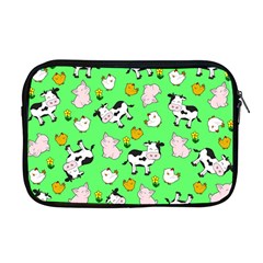 The Farm Pattern Apple Macbook Pro 17  Zipper Case by Valentinaart