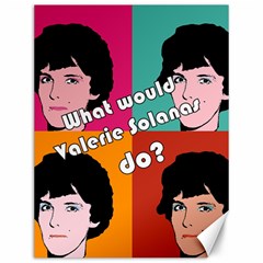 Valerie Solanas Canvas 12  X 16   by Valentinaart