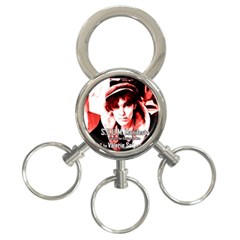 Valerie Solanas 3-ring Key Chains by Valentinaart