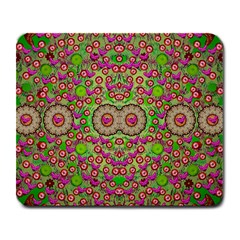 Love The Wood Garden Of Apples Large Mousepads by pepitasart