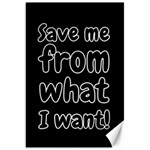 Save me from what I want Canvas 20  x 30   19.62 x28.9  Canvas - 1