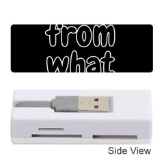 Save Me From What I Want Memory Card Reader (stick)  by Valentinaart