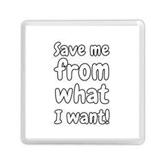 Save Me From What I Want Memory Card Reader (square)  by Valentinaart