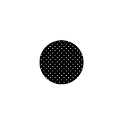 Black Polka Dots 1  Mini Buttons by jumpercat