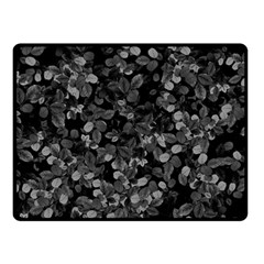 Dark Leaves Double Sided Fleece Blanket (small)  by jumpercat