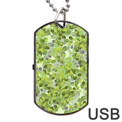 Leaves Fresh Dog Tag Usb Flash (two Sides) by jumpercat