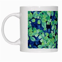 Moonlight On The Leaves White Mugs by jumpercat