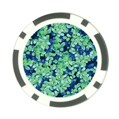 Moonlight On The Leaves Poker Chip Card Guard by jumpercat