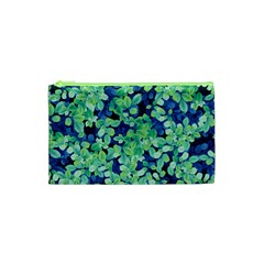 Moonlight On The Leaves Cosmetic Bag (xs) by jumpercat