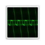 Background Signal Light Glow Green Memory Card Reader (Square)  Front