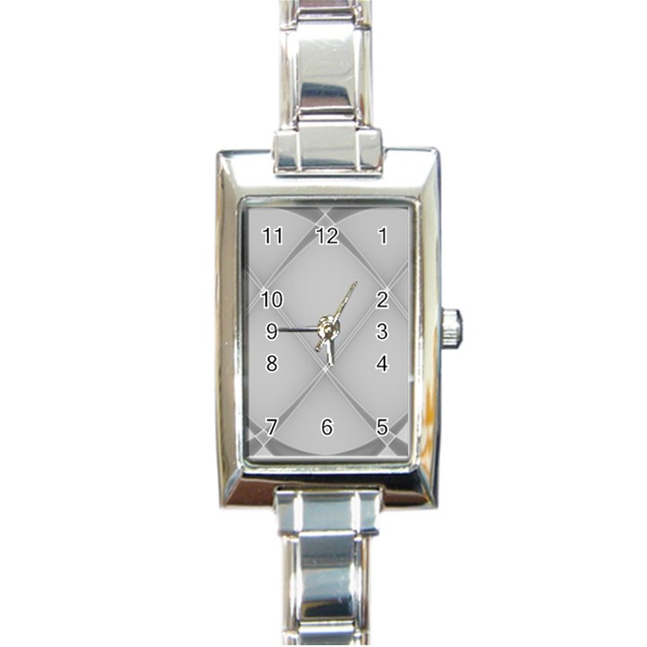 Background Light Glow White Grey Rectangle Italian Charm Watch