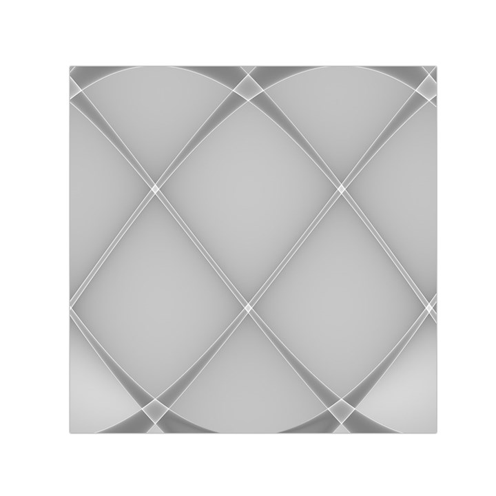 Background Light Glow White Grey Small Satin Scarf (Square)