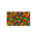 Abstract Background Abstract Cosmetic Bag (Small)  Back