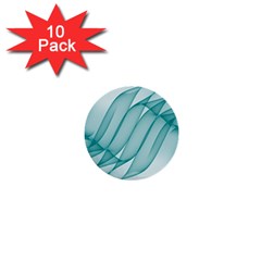 Background Light Glow Blue 1  Mini Buttons (10 Pack)  by Nexatart