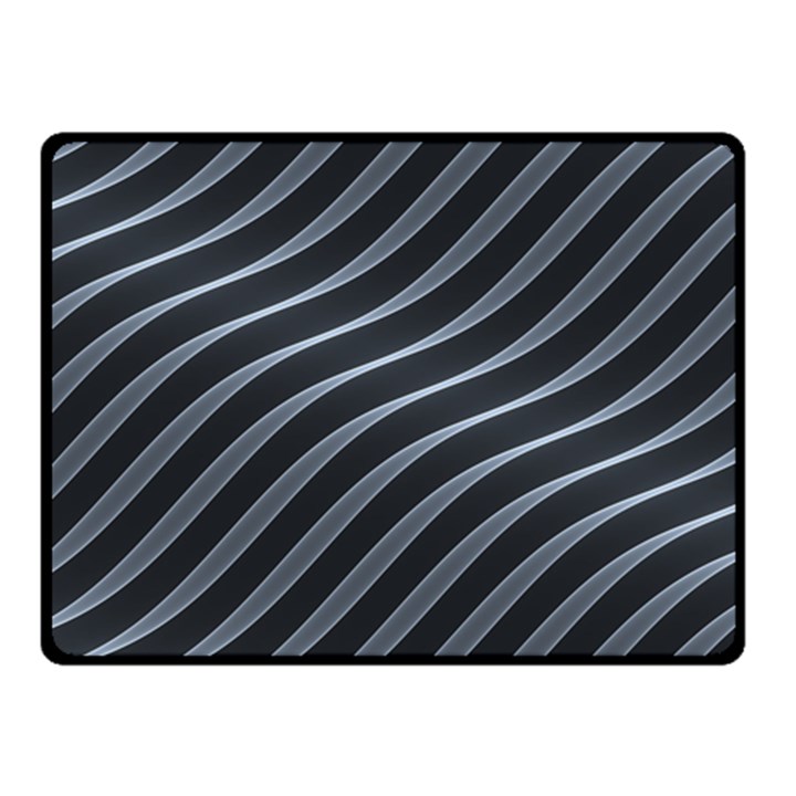 Metal Steel Stripped Creative Double Sided Fleece Blanket (Small) 