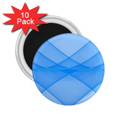 Background Light Glow Blue 2 25  Magnets (10 Pack)  by Nexatart