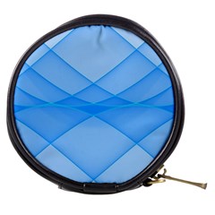 Background Light Glow Blue Mini Makeup Bags