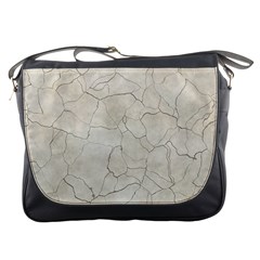 Background Wall Marble Cracks Messenger Bags by Nexatart