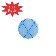 Background Light Glow Blue 1  Mini Magnets (100 Pack)  by Nexatart