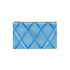 Background Light Glow Blue Cosmetic Bag (small) 