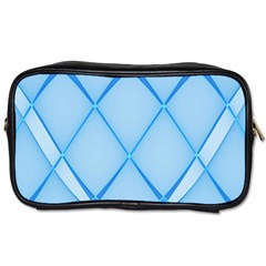 Background Light Glow Blue Toiletries Bags