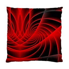 Red Abstract Art Background Digital Standard Cushion Case (one Side)