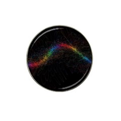 Background Light Glow Lines Colors Hat Clip Ball Marker (10 Pack) by Nexatart