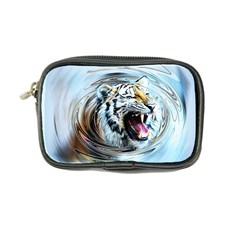 Tiger Animal Art Swirl Decorative Coin Purse