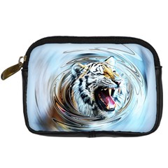 Tiger Animal Art Swirl Decorative Digital Camera Cases