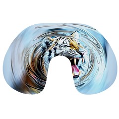 Tiger Animal Art Swirl Decorative Travel Neck Pillows