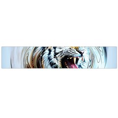 Tiger Animal Art Swirl Decorative Large Flano Scarf  by Nexatart