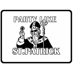  St  Patricks Day  Fleece Blanket (large)  by Valentinaart