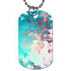 Background Art Abstract Watercolor Dog Tag (one Side) by Nexatart