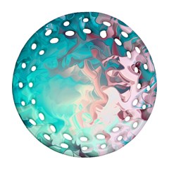 Background Art Abstract Watercolor Ornament (round Filigree) by Nexatart
