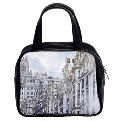 Architecture Building Design Classic Handbags (2 Sides) by Nexatart